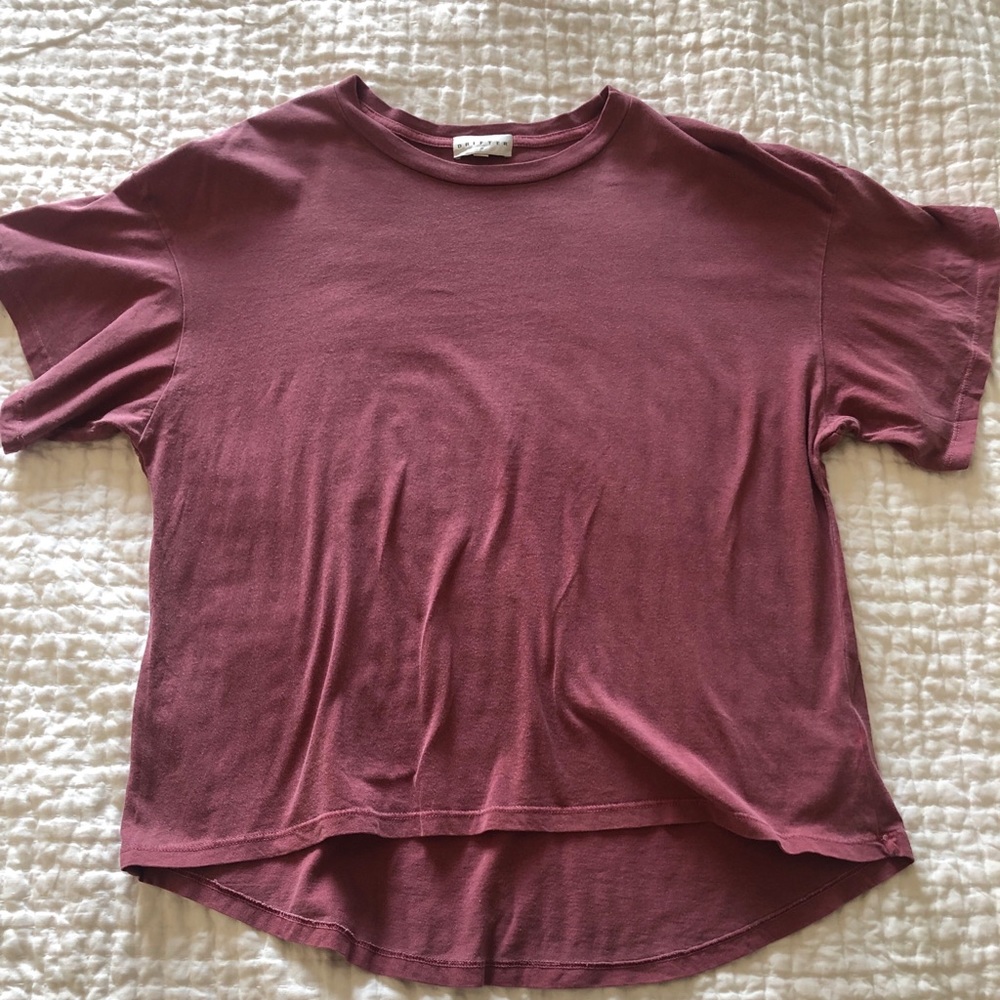 Drifter burgundy tee